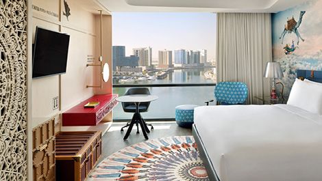 City skyline view room at Hotel Indigo Dubai Downtown